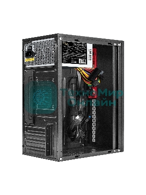 Компьютерный корпус Minitower ExeGate BAA-403U2-UNS350 (mATX, БП UNS350 с вент. 12см, 1*USB/2*USB 3.0, HD Audio, черный)