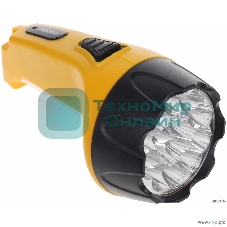 Аккумуляторный Светодиодный фонарь Smartbuy SBF-89-Y 15+10 LED с прямой зарядкой желтый