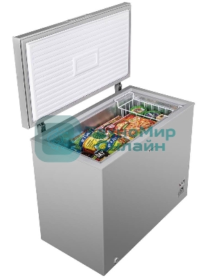 Морозильный ларь Maunfeld MFL200GR, серый, 200л