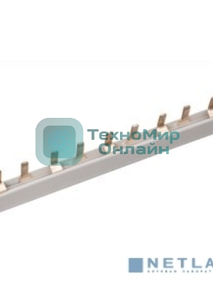 Шина соединительная типа IEK YNS21-2-063PIN (штырь) 2Р 63А (дл.1м) IEK