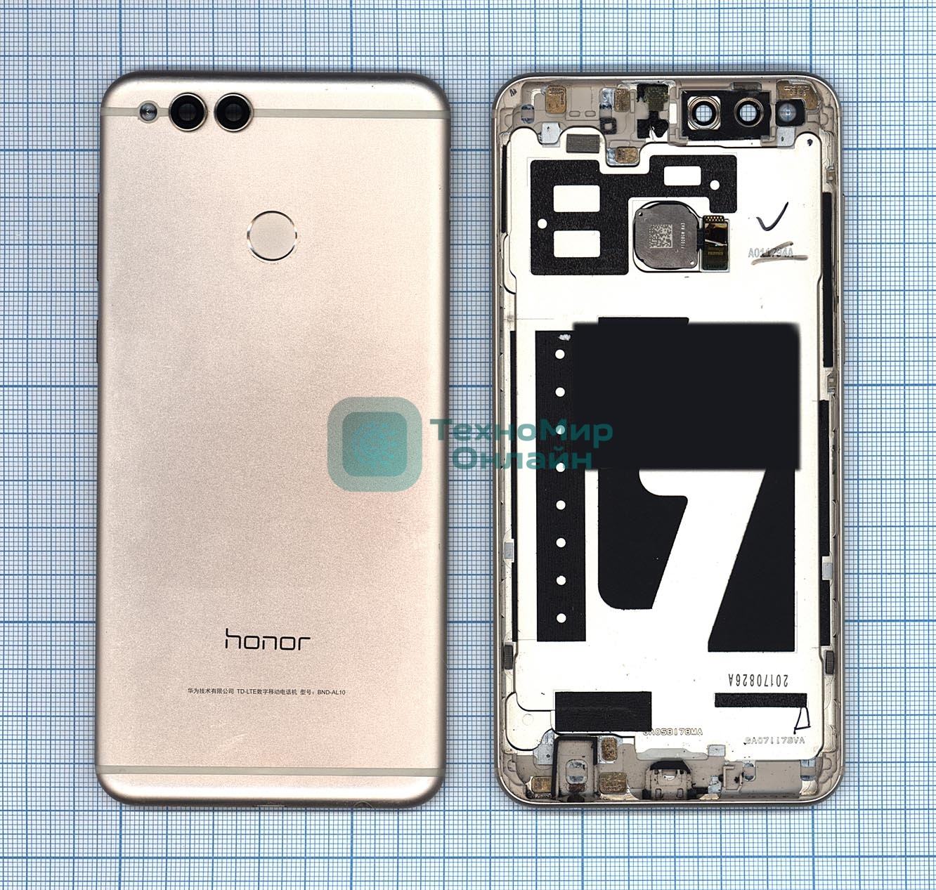 Задняя крышка для Huawei Honor 7X золотой