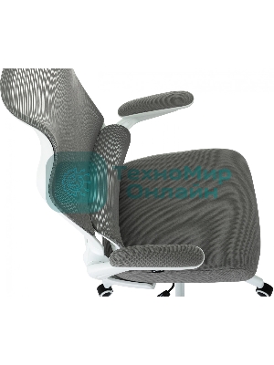 Кресло Бюрократ Sigma WH 1 серый, сетка