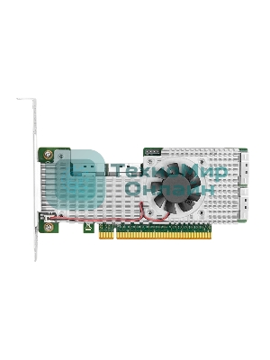 Адаптер LR-LINK PCle4.0 x16 4*SFF-8654 8i NVMe Switch Adapter