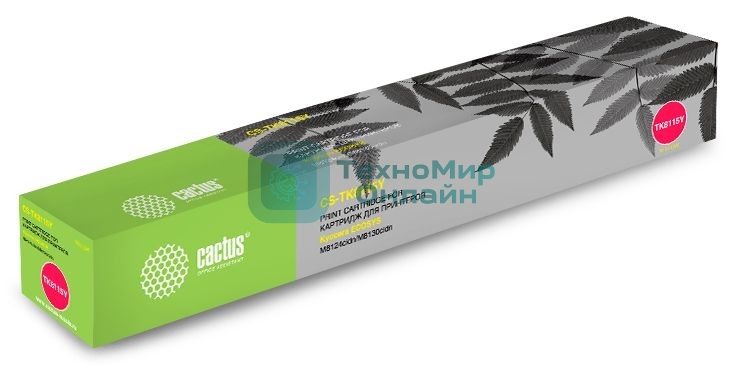Картридж лазерный Cactus CS-TK8115Y желтый (6000 стр.) для Kyocera Mita Ecosys M8124cidn/M8130cidn