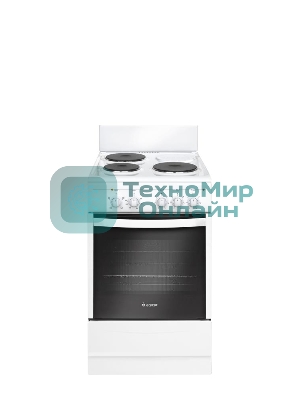 Плита электрическая Gefest 5140 0031 белый, конфорок 3 шт, духовка 55 л, 50 см x 85 см x 58.5 см