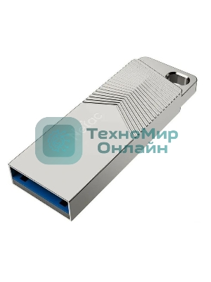 Флешка USB Netac UM1 (NT03UM1N-128G-32PN), 128Gb, USB 3.2, R/W 150/45, серебристый