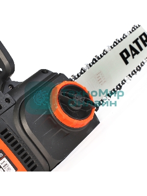 Пила цепная электрическая Patriot ES 2618, 2.5кВт,18' шина, продольный двигатель, плавный пуск, бесключевая натяжка цепи