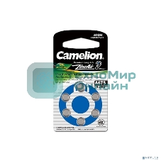 Батарейка для слуховых аппаратов Camelion ZA675 BL-6 Mercury Free (0%Hg), 1.4 V,620mAh)