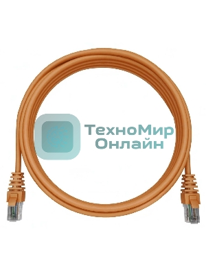 Патч-корд NTSS NTSS-PC-UTP-RJ45-5e-0.3-LSZH-OR NTSS-PC-UTP-RJ45-5E-0.3-LSZH UTP RJ-45 вил.-вилка RJ-45 cat.5e 0.3м оранжевый LSZH (уп.:1шт)