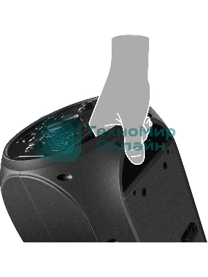 Колонка АС SVEN PS-750, черный (80 Вт, TWS, Bluetooth, FM, USB, microSD, LED-дисплей, 2х4400мА*ч)