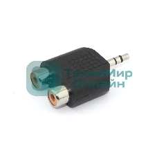 Переходник с miniJack на RCA (тюльпан) 2 канала