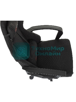 Кресло Zombie Carry черный, экокожа, подголовник