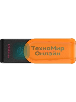 Флешка USB Kingston DataTraveler Exodia S (DTXS/256Gb), 256Gb, USB 3.2 Gen 1, R/W 70/25, оранжевый/черный