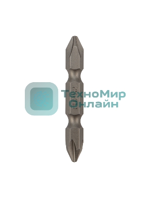 Бита для шуруповерта Kranz PZ/FL1 x PZ/FL2х65 мм (2 шт/уп)