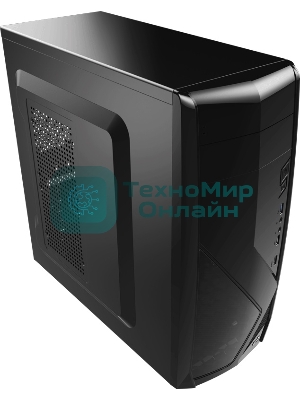 Компьютерный корпус Miditower Aerocool/Formula Cs-1102 черный ATX/micro ATX/mini ITX, USB 3.0 (без БП) 58133