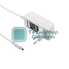 Источник питания Rexant 12 V 24 W с DC разъемом подключения 5.5х2.1, белый корпус (IP23)
