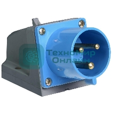 Вилка 523 стац.2Р + РЕ 32А 220В IP44 IEK