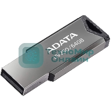 Флешка USB ADATA UV250 (AUV250-64G-RBK), 64Gb, USB 2.0, R/W 25/10, черный