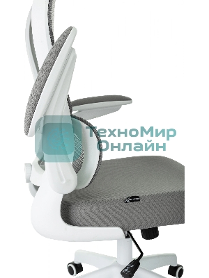 Кресло Бюрократ Sigma WH 1 серый, сетка