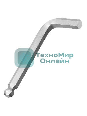 Набор ключей имбусовых Сибртех HEX, 2-12 мм, CrV, 9 шт., с шаром