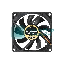 Вентилятор для корпуса ExeGate ExtraSilent ES08015S3P черный, 80 мм, 1600 об/мин, 16.5 дБ, 3 pin