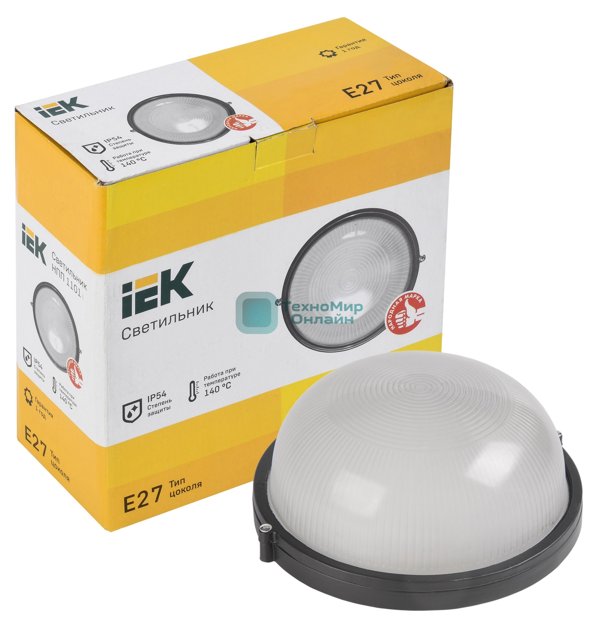 Светильник IEK 100Вт черный (LNPP0-1101-1-100-K02)