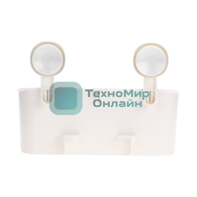 Полка для ванной комнаты HALSA HLS-F-103W на вакуумной присоске, прямая