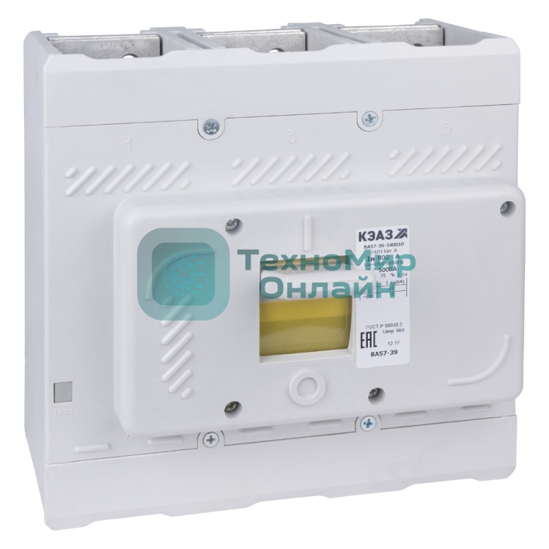 Выключатель автоматический ВА57-39-340010 630А 5000Im 690AC УХЛ3 КЭАЗ 109886