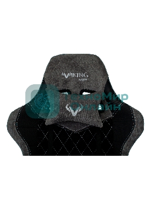 Кресло Бюрократ VIKING 7 KNIGHT B FABRIC черный, ткань, 120 кг, механизм качания