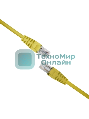 Патч-корд NTSS NTSS-PC-UTP-RJ45-5e-0.15-LSZH-YL NTSS-PC-UTP-RJ45-5E-0.15-LSZH UTP RJ-45 вил.-вилка RJ-45 cat.5e 0.15м желтый LSZH (уп.:1шт)