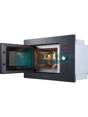Встраиваемая микроволновая печь Kuppersberg HMW 625 B 20 л, High-Tech, 800 Вт, черный