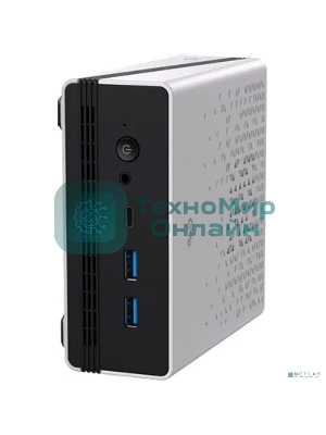 Неттоп Acer Gadget E10 ERBox 1 Ryzen 7 6800H (3.2) 16Gb SSD512Gb 680M Windows 11 Pro 2xGbitEth WiFi BT 120W черный/белый