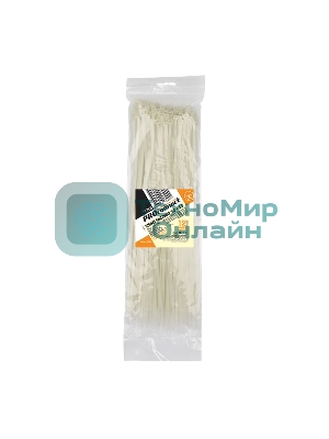 Хомут-стяжка кабельная нейлоновая PROconnect 350 x4,8 мм, белая, упаковка 100 шт.
