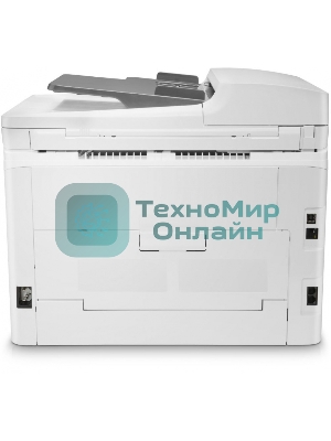 МФУ лазерное HP Color LaserJet Pro M183fw (7KW56A), A4, цветной, печ. до 16 стр/мин., скан. до 15 стр/мин. (ч/б) 8 стр/мин. (цвет), 600 x 600 dpi (печать) 1200x1200dpi (скан.), USB, RJ-45, Wi-Fi, Air Print, Mopria