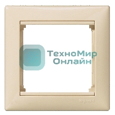 Рамка 1-м Valena горизонт. сл. кость (DIY-упак.) Legrand 695631