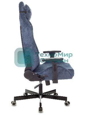 Кресло Knight N1 Fabric синий, ткань, 120 кг, механизм качания