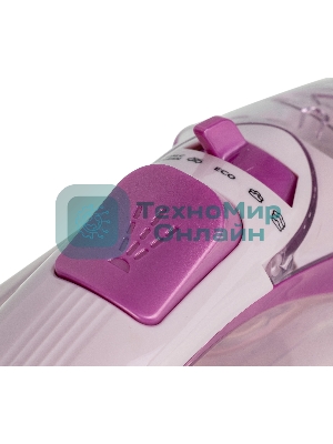 Утюг Polaris PIR2668AK 3m белый/розовый 2600Вт