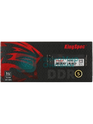 Оперативная память KingSpec DDR5, 16GB (1x16GB), 4800MHz, CL40, DIMM