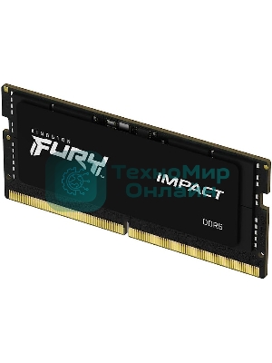 Оперативная память Kingston Fury Impact, DDR5, 32GB (1x32GB), 4800MHz, CL38 SO-DIMM