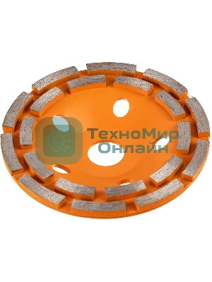 Чашка алмазная зачистная 125мм двухрядная Вихрь 73/10/3/6