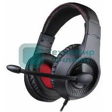 Гарнитура Redragon Pelias чёрный, проводная, 2 x mini jack 3.5 мм, подсветка