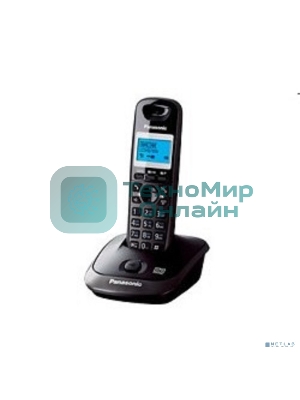 Телефон беспроводной (DECT) Panasonic KX-TG2521RUT (титан) АОН, Caller ID,спикерфон,голосовой АОН,полифония,цифровой автоответчик