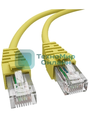 Патч-корд NTSS NTSS-PC-UTP-RJ45-5e-0.15-LSZH-YL NTSS-PC-UTP-RJ45-5E-0.15-LSZH UTP RJ-45 вил.-вилка RJ-45 cat.5e 0.15м желтый LSZH (уп.:1шт)