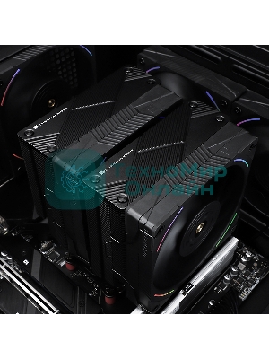 Устройство охлаждения(кулер) Thermalright Phantom Spirit 120 EVO ARGB Soc-AM5/AM4/1151/1200/1700 черный 4-pin 27dB Al+Cu 765gr Ret (PS120-EVO)