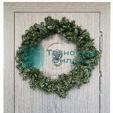 Еловый венок Neon-night Ø 90 см, ПВХ