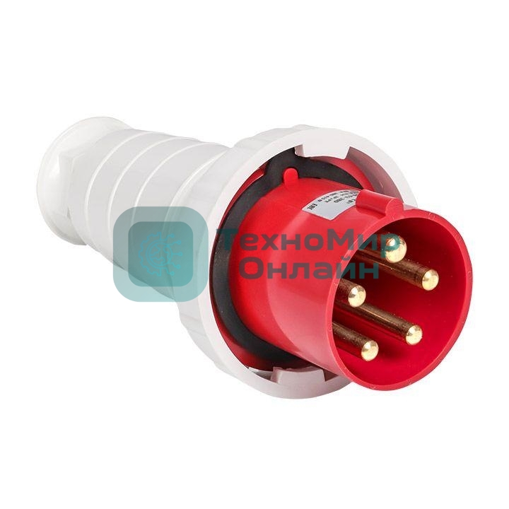 Вилка эл. каб. 63А 3P+РЕ+N 380В IP67 (035) EKF ps-035-63-380