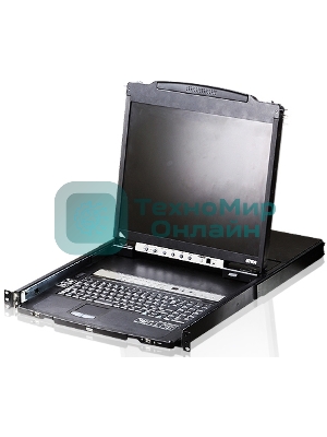 Kvm консоль ATEN 8P Dual RAIL LCD KVMP SWITCH 19INCH (CL5808NR)