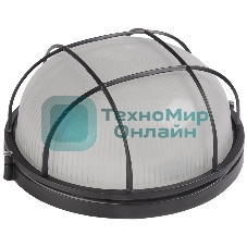 Светильник IEK LNPP0-1302-1-060-K02НПП1302 черный/круг с реш.60Вт IP54IEK