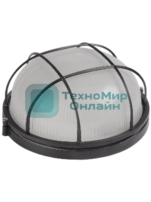 Светильник IEK LNPP0-1302-1-060-K02НПП1302 черный/круг с реш.60Вт IP54IEK