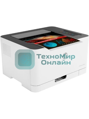 Принтер лазерный HP Color Laser 150nw (4ZB95A), A4, цветной, печ. до 18 стр/мин. (ч/б) до 4 стр/мин. (цвет), 600 x 600 dpi, USB, RJ-45, Wi-Fi, Air Print, Mopria